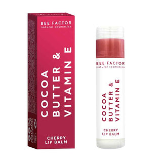 Bee Factor - Lip Balm Cacao Butter Cherry with Honey and Vitamin E 5ml - ALTERhubs The Wellness Store