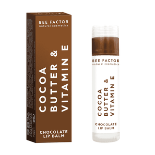 Bee Factor - Lip Balm Cacao Butter Chocolate with Honey and Vitamin E 5ml - ALTERhubs The Wellness Store