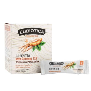 Eubiotica - Green Tea with Ginseng 112 20sachets - ALTERhubs The Wellness Store
