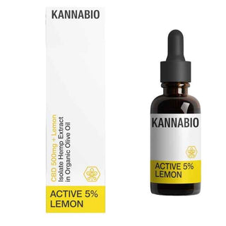 Kannabio - ACTIVE 5% Lemon CBD Isolate (10ml) - ALTERhubs The Wellness Store