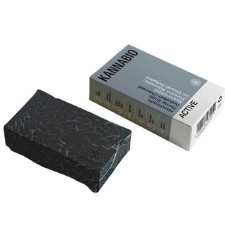 Kannabio - Active Handmade Soap with Activated Charcoal 105g - ALTERhubs The Wellness Store