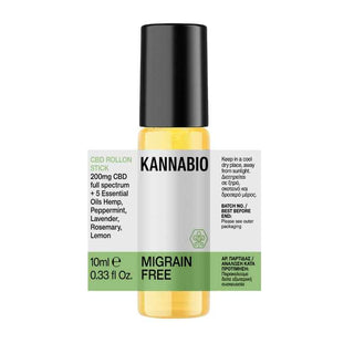Kannabio - Migrainfree Rollon Stick (CBD 200mg/ 10ml) - ALTERhubs The Wellness Store