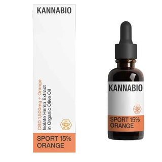Kannabio - SPORT 15% Orange CBD Isolate (10ml) - ALTERhubs The Wellness Store