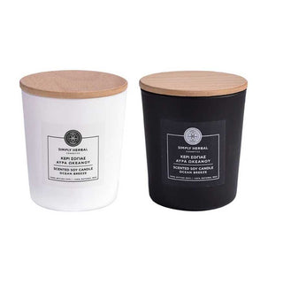 Simply Herbal - Ocean Breeze Soy Scented Candle 200g - ALTERhubs The Wellness Store