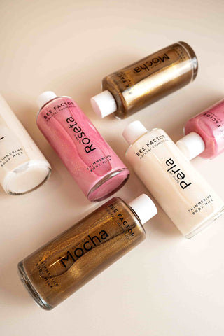 Bee Factor - Shimmering Body Milk Glow Up Roseta 100ml - ALTERhubs - The Wellness Store
