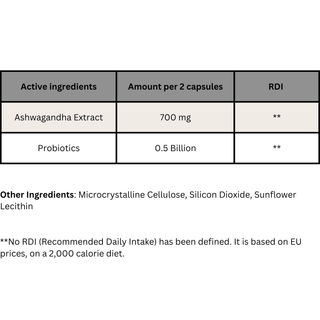 EASTAR - Ashwagandha 700mg 70 Capsules - ALTERhubs - The Wellness Store