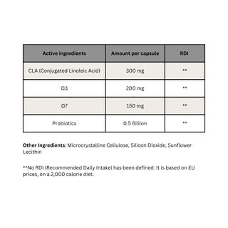 EASTAR - CLA Ω3 Ω7 60 Capsules - ALTERhubs The Wellness Store