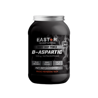 EASTAR - D-Aspartic 500mg 120 Capsules - ALTERhubs The Wellness Store