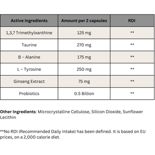 EASTAR - Trimethylxanthine 60 Capsules - ALTERhubs - The Wellness Store