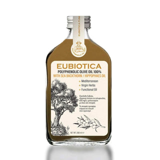 Eubiotica - Polyphenolic Olive Oil 100% with Hippophaes Oil 280ml - ALTERhubs The Wellness Store