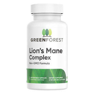 Green Forest - Lion's Mane Complex 500mg 60 Capsules - ALTERhubs - The Wellness Store