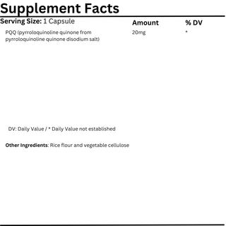 Green Forest - PQQ 20mg 30/60 Capsules - ALTERhubs - The Wellness Store