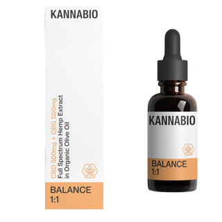 Kannabio - BALANCE 1:1 (CBD 500mg + CBG 500mg) 10ml - ALTERhubs The Wellness Store