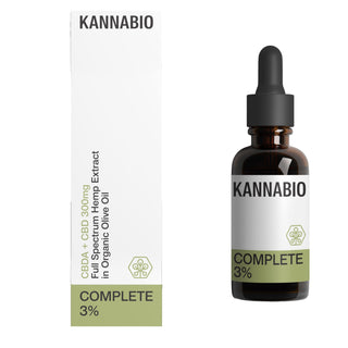 Kannabio - Complete 3% CBD+CBDa Raw (300mg/ 10ml) - ALTERhubs - The Wellness Store