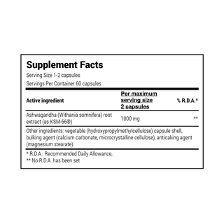 Natural Doctor - Ashwagandha KSM-66 500mg 60 Capsules - ALTERhubs The Wellness Store