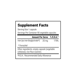 Natural Doctor - Iron Softly Absorbed 90 Capsules - ALTERhubs The Wellness Store