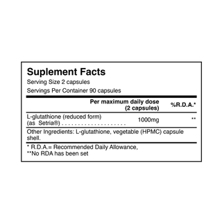 Natural Doctor - Setria® Glutathione 60 Capsules - ALTERhubs The Wellness Store