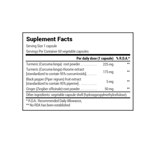 Natural Doctor - Turmeric & Ginger 60 Capsules - ALTERhubs The Wellness Store