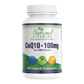 Natural Vitamins - CoQ10 100mg 60 Capsules - ALTERhubs The Wellness Store