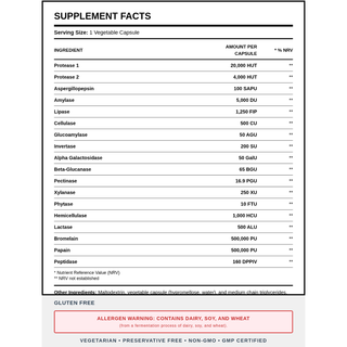 Natural Vitamins - Digestive Relief 30/60 Capsules - ALTERhubs The Wellness Store