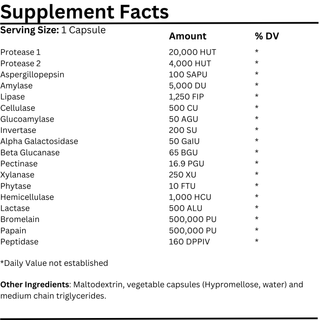 Natural Vitamins - Digestive Relief 30/60 Capsules - ALTERhubs - The Wellness Store