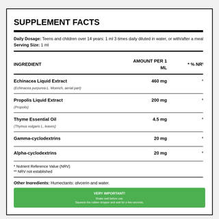 Natural Vitamins - Echinachia Natural Complex 50ml - ALTERhubs The Wellness Store