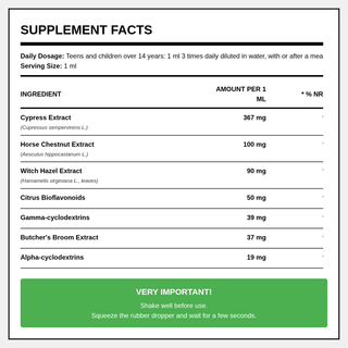 Natural Vitamins - Flevex Natural Complex 50ml - ALTERhubs The Wellness Store