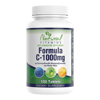 Natural Vitamins - Formula C 1000mg 30/50/100 Tablets - ALTERhubs - The Wellness Store