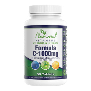 Natural Vitamins - Formula C 1000mg 30/50/100 Tablets - ALTERhubs - The Wellness Store