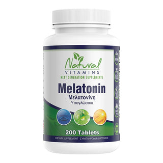 Natural Vitamins - Melatonin 1mg 100/200 Tablets - ALTERhubs - The Wellness Store