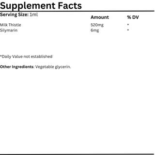 Natural Vitamins - Milk Thistle 50ml - ALTERhubs - The Wellness Store