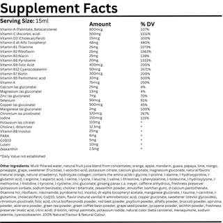 Natural Vitamins - Premium Multivitamin 500ml - ALTERhubs - The Wellness Store