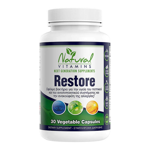 Natural Vitamins - Restore 30/60 Capsules