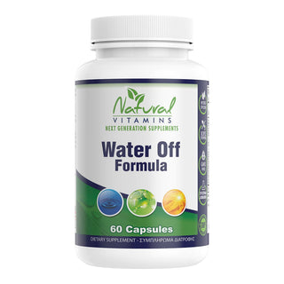 Natural Vitamins - Water Off Formula 60 Capsules - ALTERhubs The Wellness Store