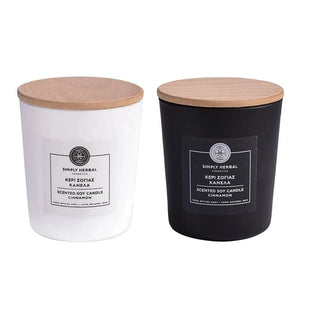 Simply Herbal - Cinnamon Soy Scented Candle 200g - ALTERhubs - The Wellness Store