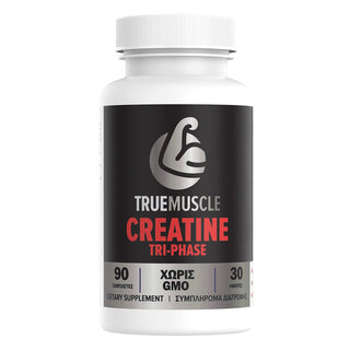 Truemuscle - Creatine Tri-Phase 1667mg 90 Tablets - ALTERhubs The Wellness Store