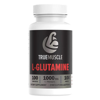 Truemuscle - L-Glutamine 1000mg 100 Tablets - ALTERhubs The Wellness Store