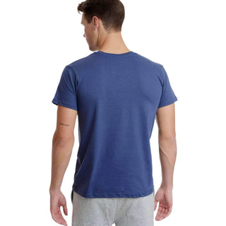 Walk - Cotton T-Shirt Air force blue - ALTERhubs The Wellness Store