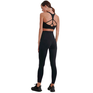 Walk - Laser Cut Compression Sports Leggings Black - ALTERhubs The Wellness Store