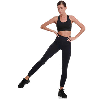 Walk - Laser Cut Compression Sports Leggings Black - ALTERhubs The Wellness Store